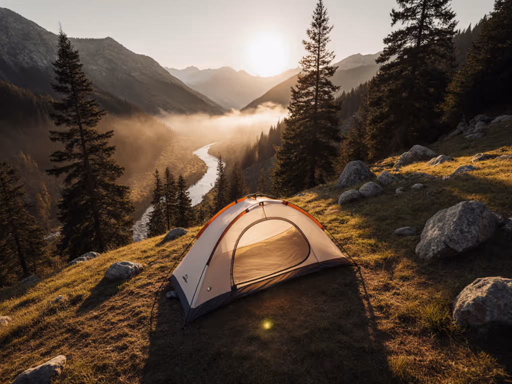 Site Selection: Your Camp's Weather Shield