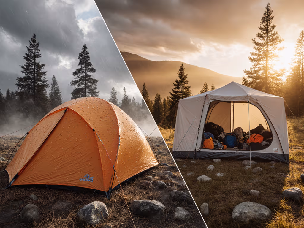Dome vs Cabin Tents: Verified Space and Weather Scores