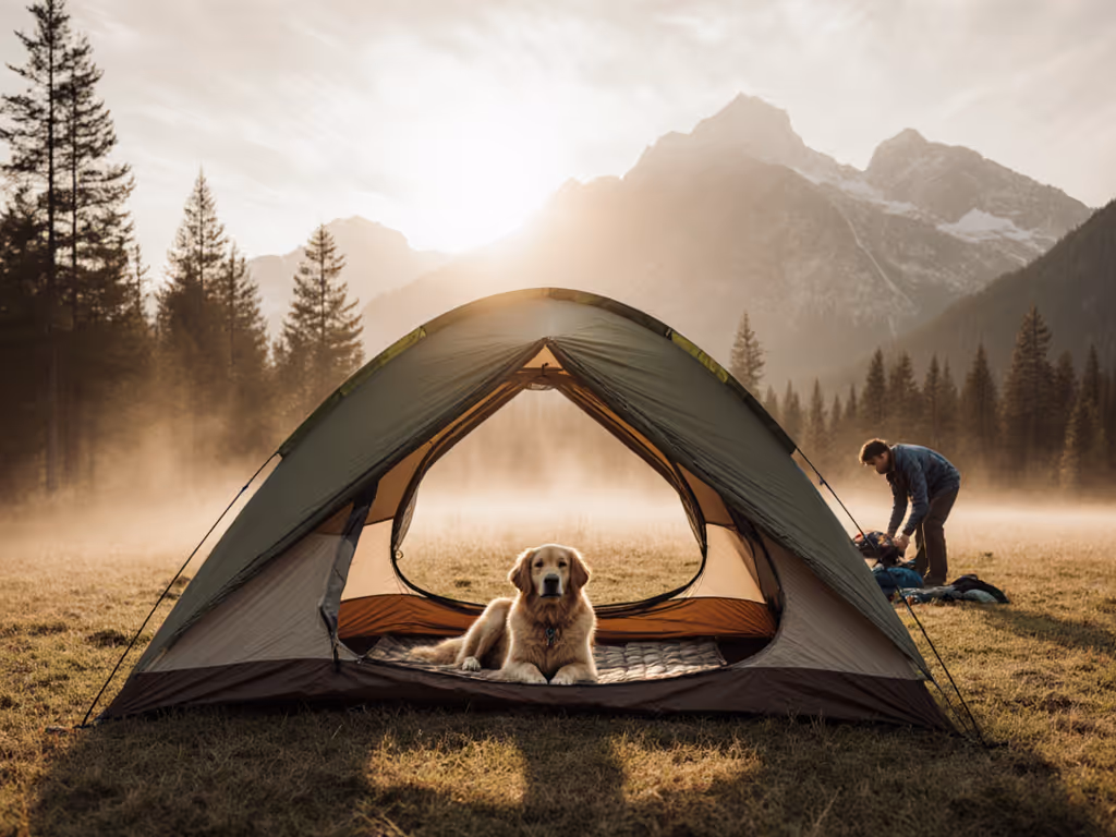 Pet-Friendly Camping Tents: Verified Real Space for Humans & Dogs